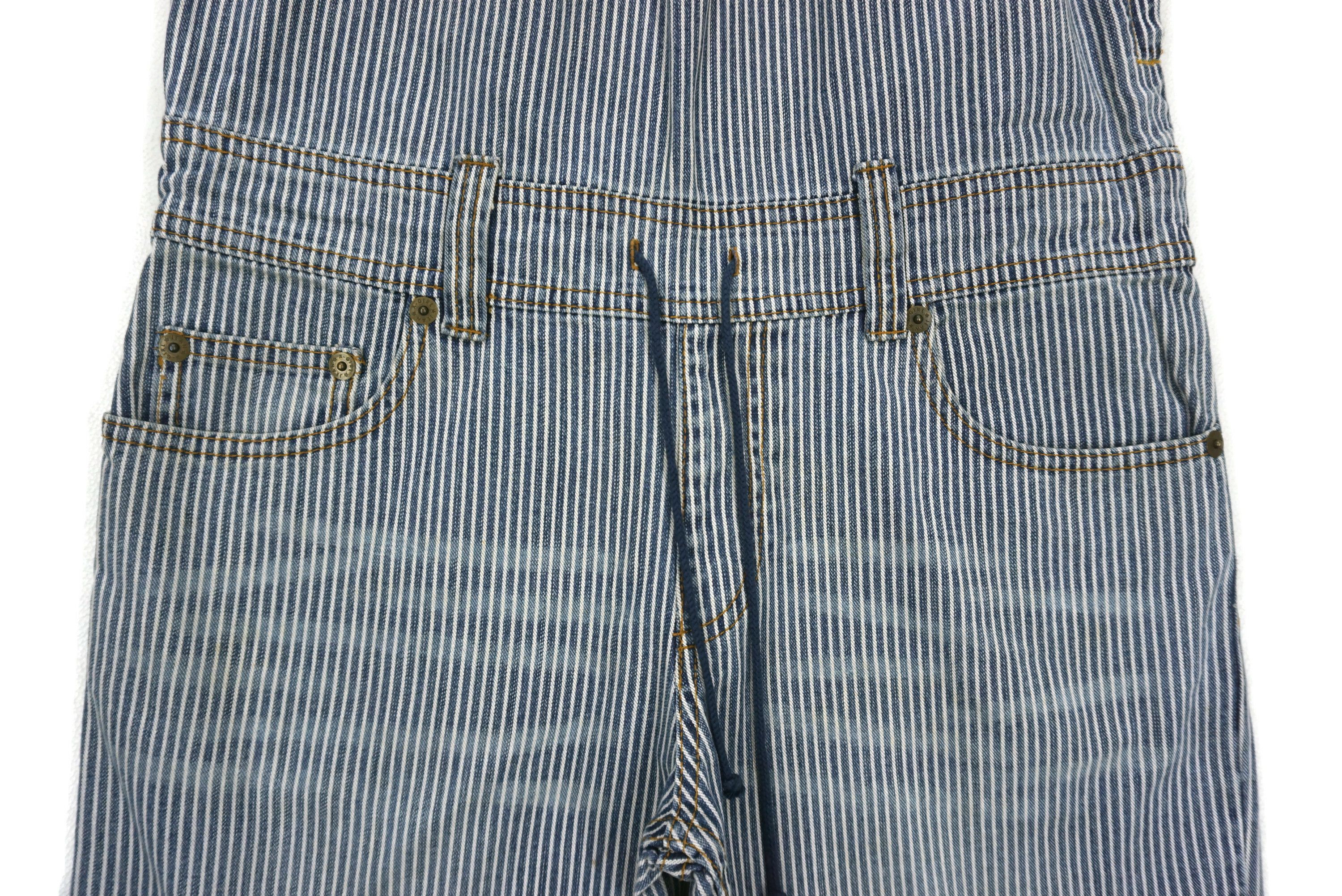 Japanese Brand X-girl Jeans Size W34xL30.5 Hickory Overalls Workwear Size 26" / US 2 / IT 38 - 4 Thumbnail