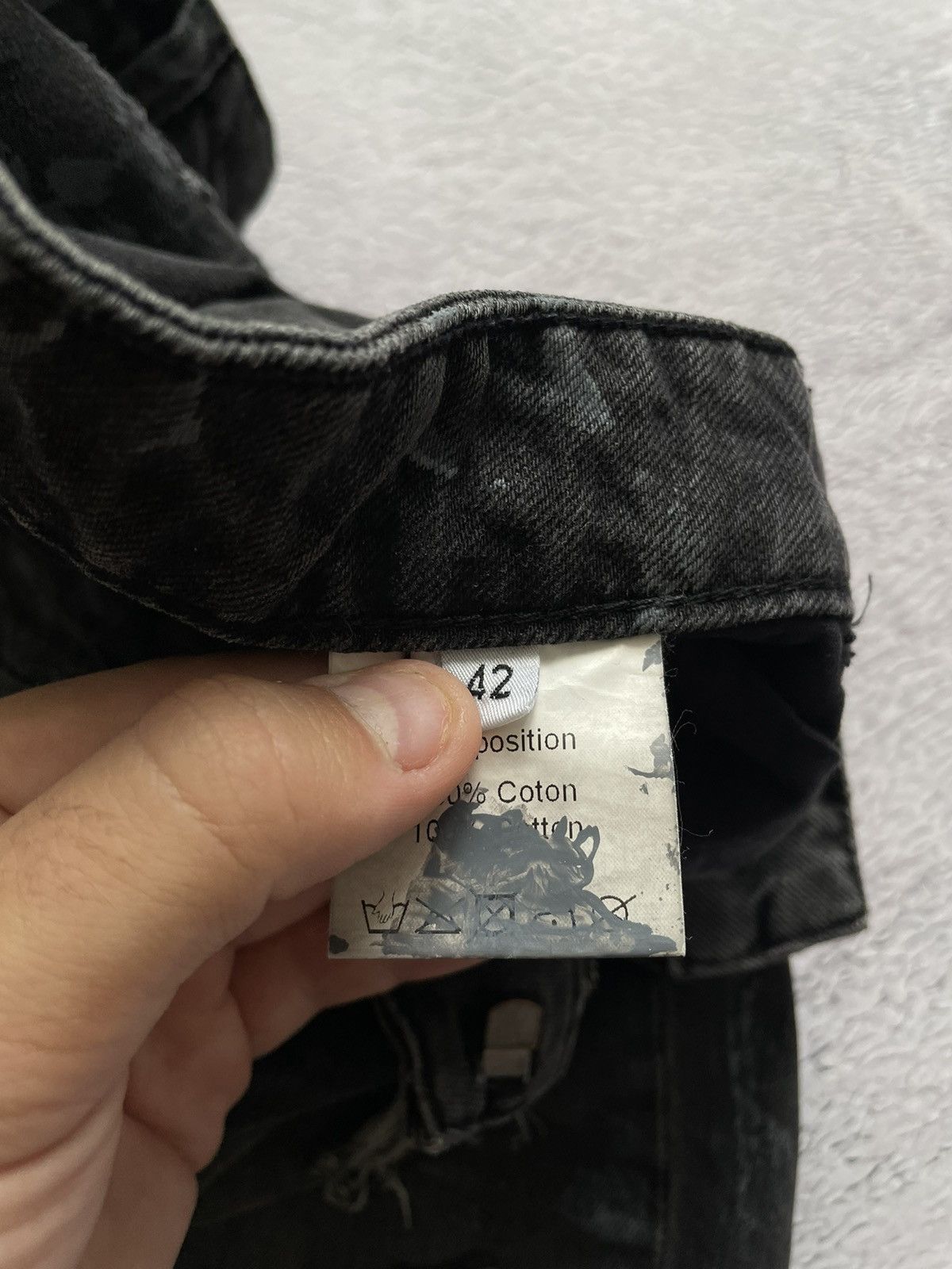 Balmain LUXURY! Balmain Jeans Woman Biker Distressed Faded Size 32" / US 10 / IT 46 - 13 Thumbnail