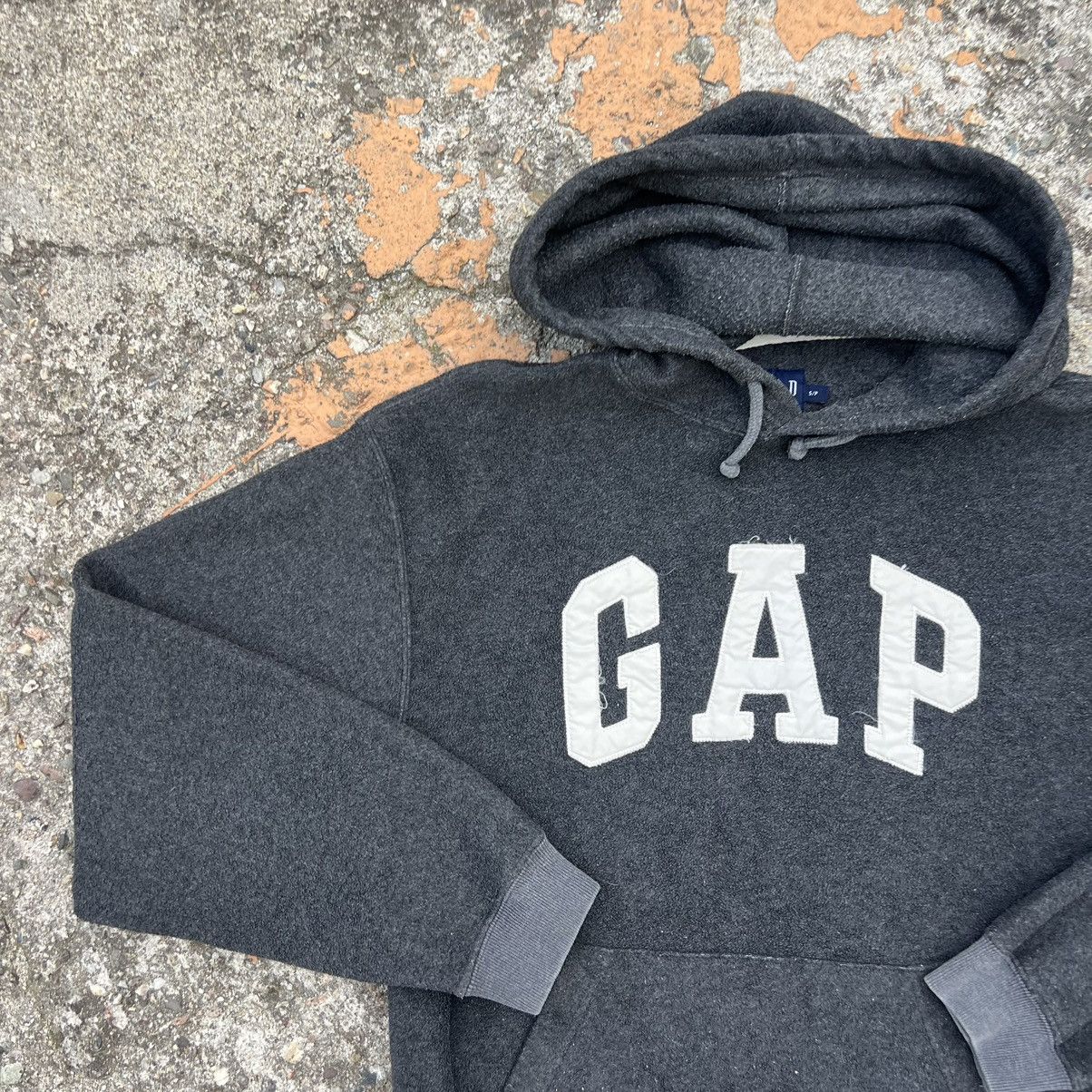 Gap × Vintage Vintage 90s GAP Athletic fleece hoodie Y2K Size US S / EU 44-46 / 1 - 3 Thumbnail