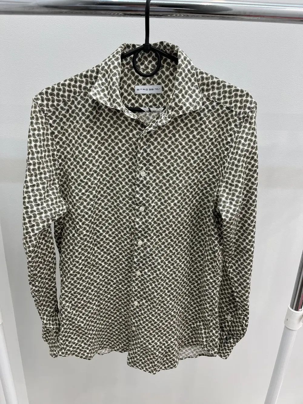 Etro Etro Cotton Printed Button Up Shirt Size US M / EU 48-50 / 2 - 1 Thumbnail