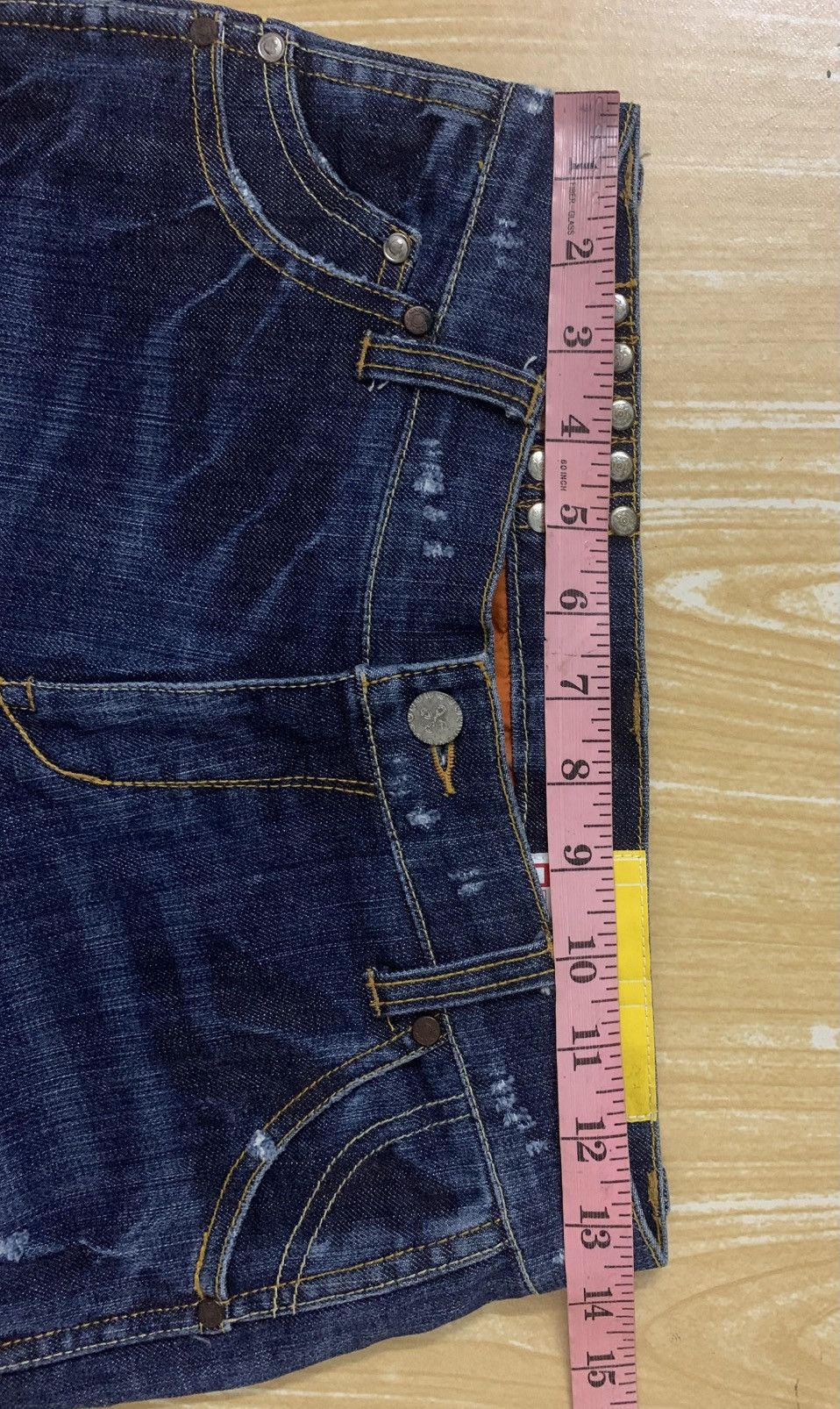 Japanese Brand 🔥 Ocean Pacific Distressed Flare Bootcut Unisex Jeans Pant Size US 27 - 25 Thumbnail