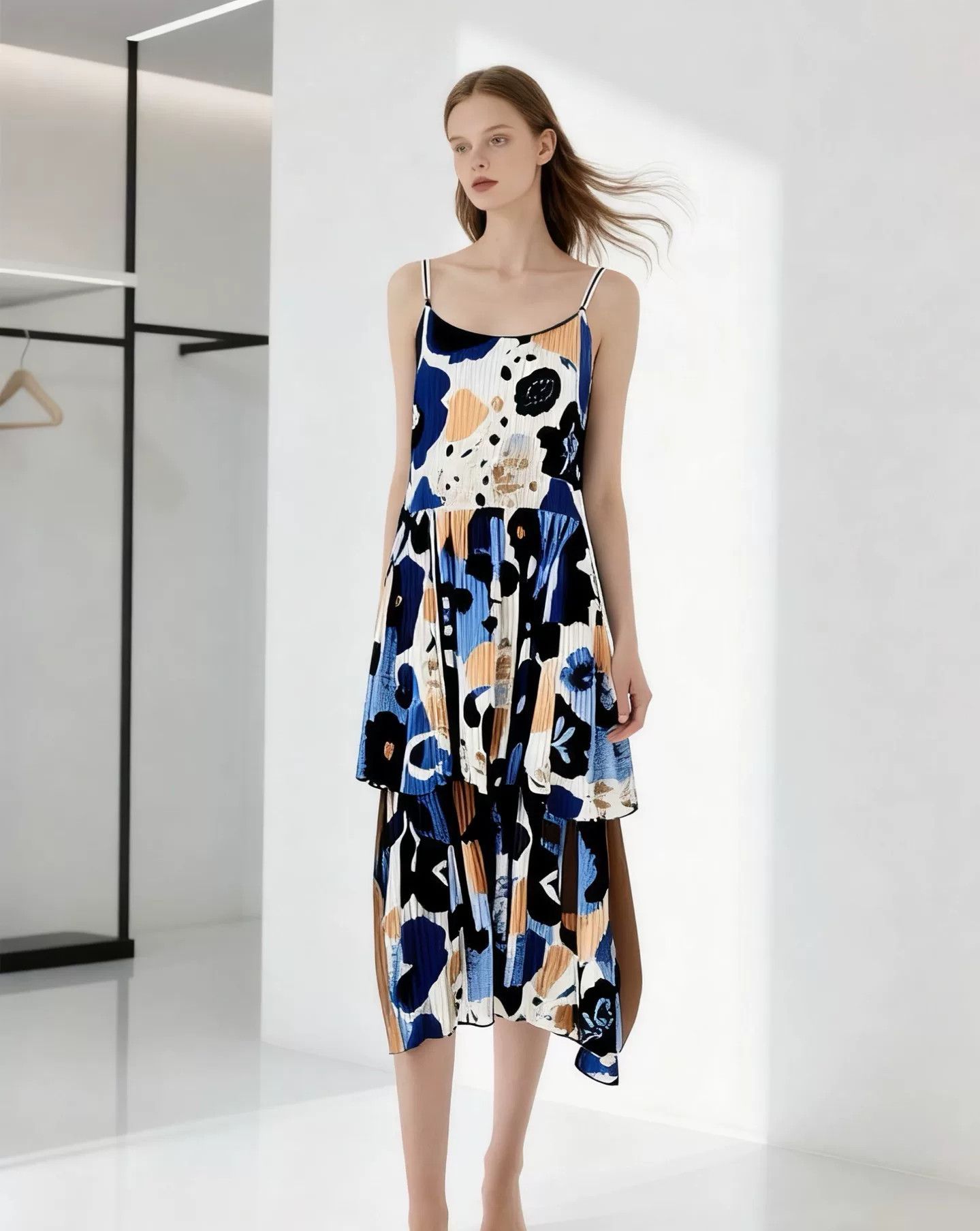 Chloe Chloe Blue Floral Sling Dress Size XXS / US 00 / IT 34 - 1 Thumbnail