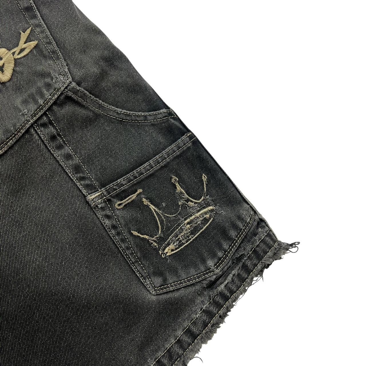 JNCO Vintage Jnco Embroidered Denim Shorts / Jorts - Waist: 27” Size US 27 - 4 Thumbnail