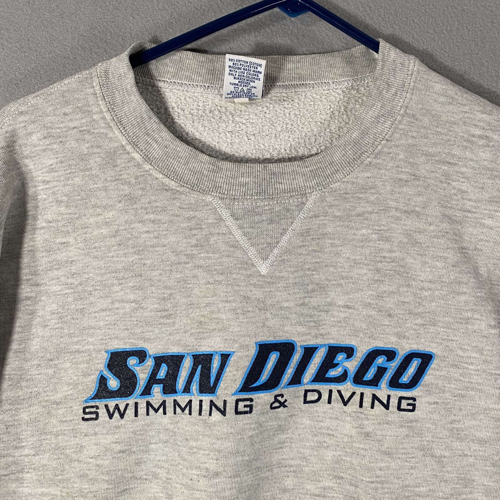 Russell Athletic Vtg San Diego Swimming Diving Pullover Russell Sweatshirt XL Size US XL / EU 56 / 4 - 2 Thumbnail