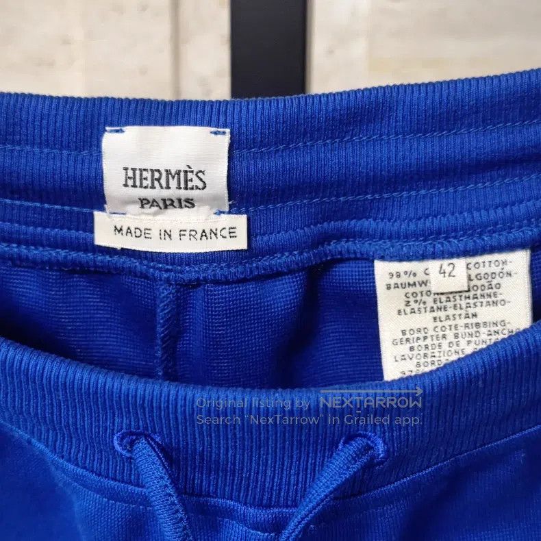 Hermes Hermes Sports shorts, blue Size 27" / US 4 / IT 40 - 4 Thumbnail