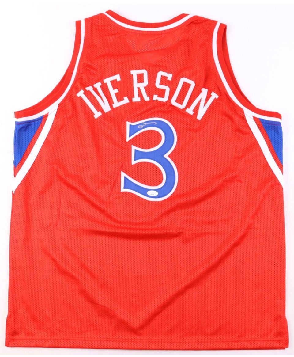 Allen Iverson Signed Jersey (JSA) - Collectible