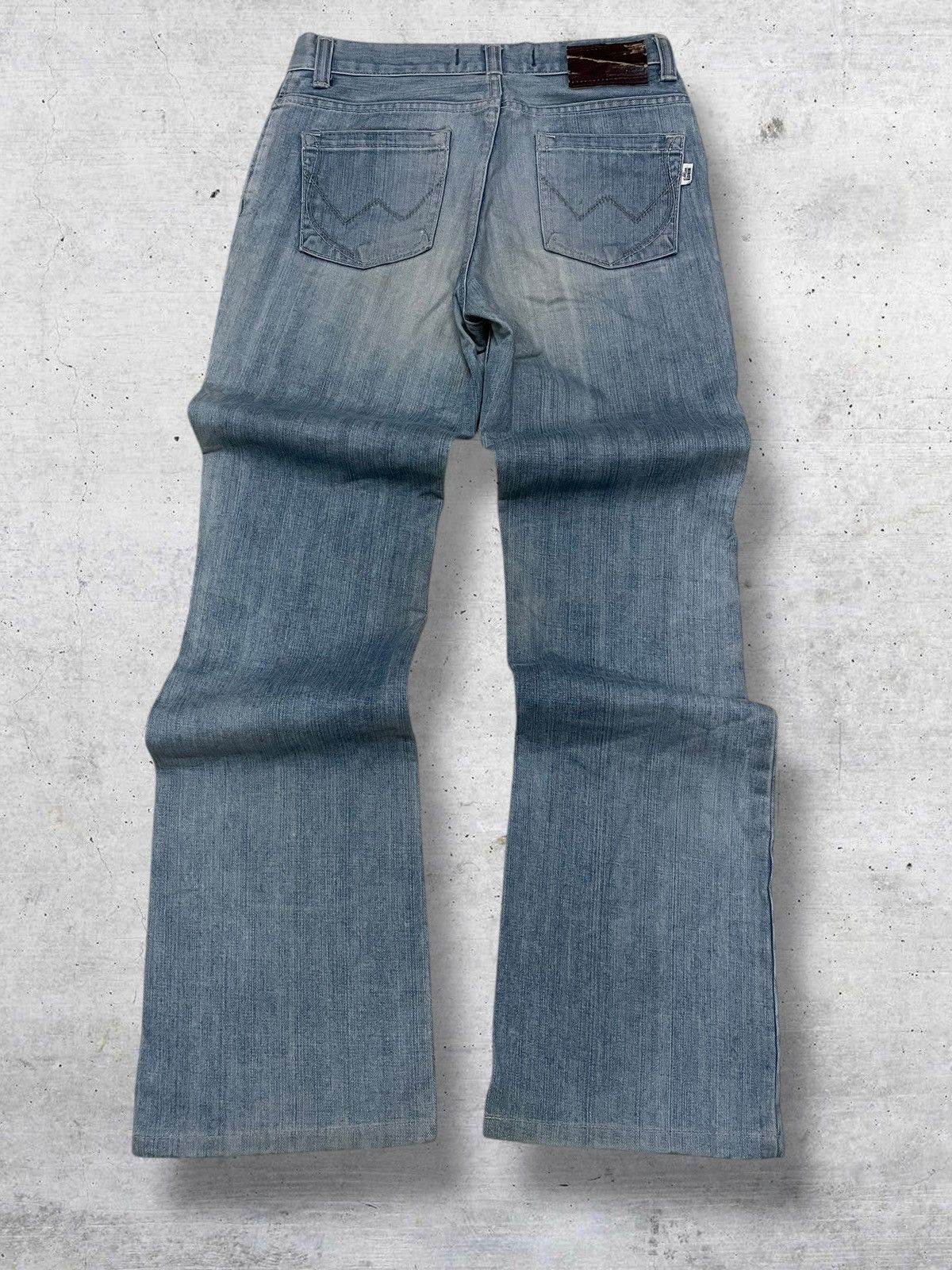 Edwin VINTAGE EDWIN 90S OG JAPAN DESIGNER FLARED MUDWASH DENIM Size US 28 / EU 44 - 9 Thumbnail