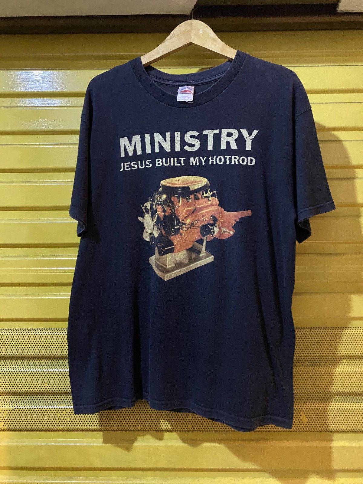 Band Tees Ministry Jesus Built my hotrod | Grailed