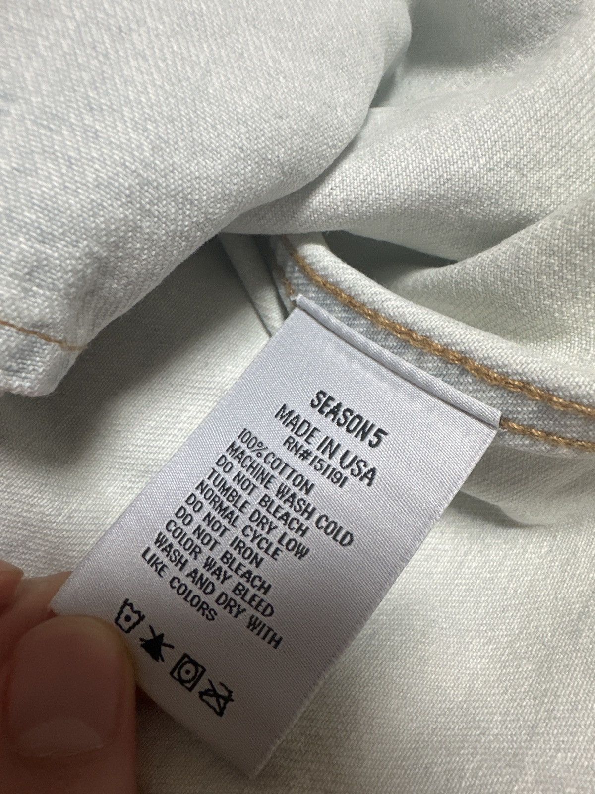 Yeezy YEEZY SEASON 5 denim jacket faded indigo Size US S / EU 44-46 / 1 - 4 Thumbnail