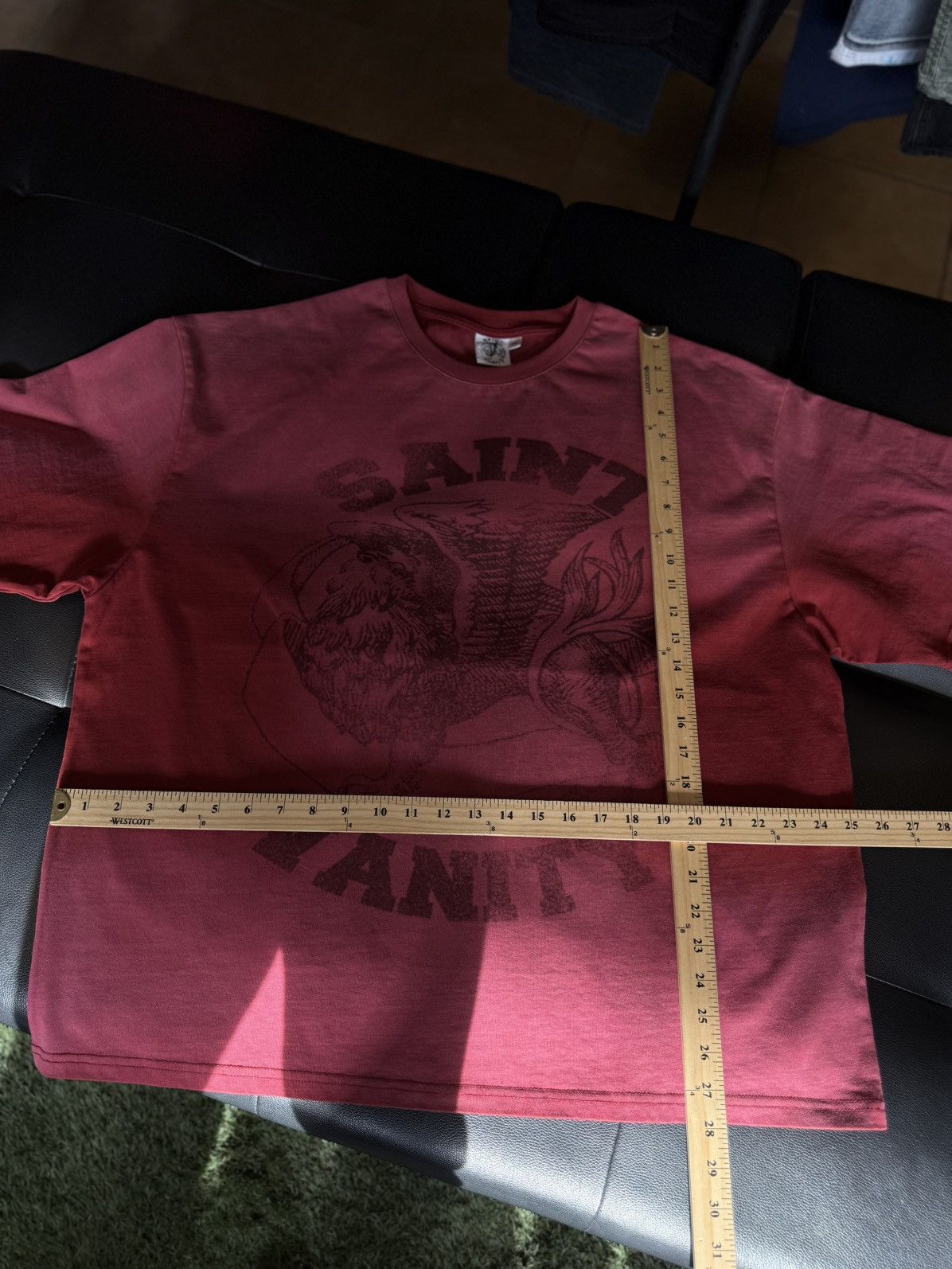 Saint Vanity Saint Vanity UNRELEASED Tee Shirt Logo Red Size XL (NEW) Size US XL / EU 56 / 4 - 4 Thumbnail