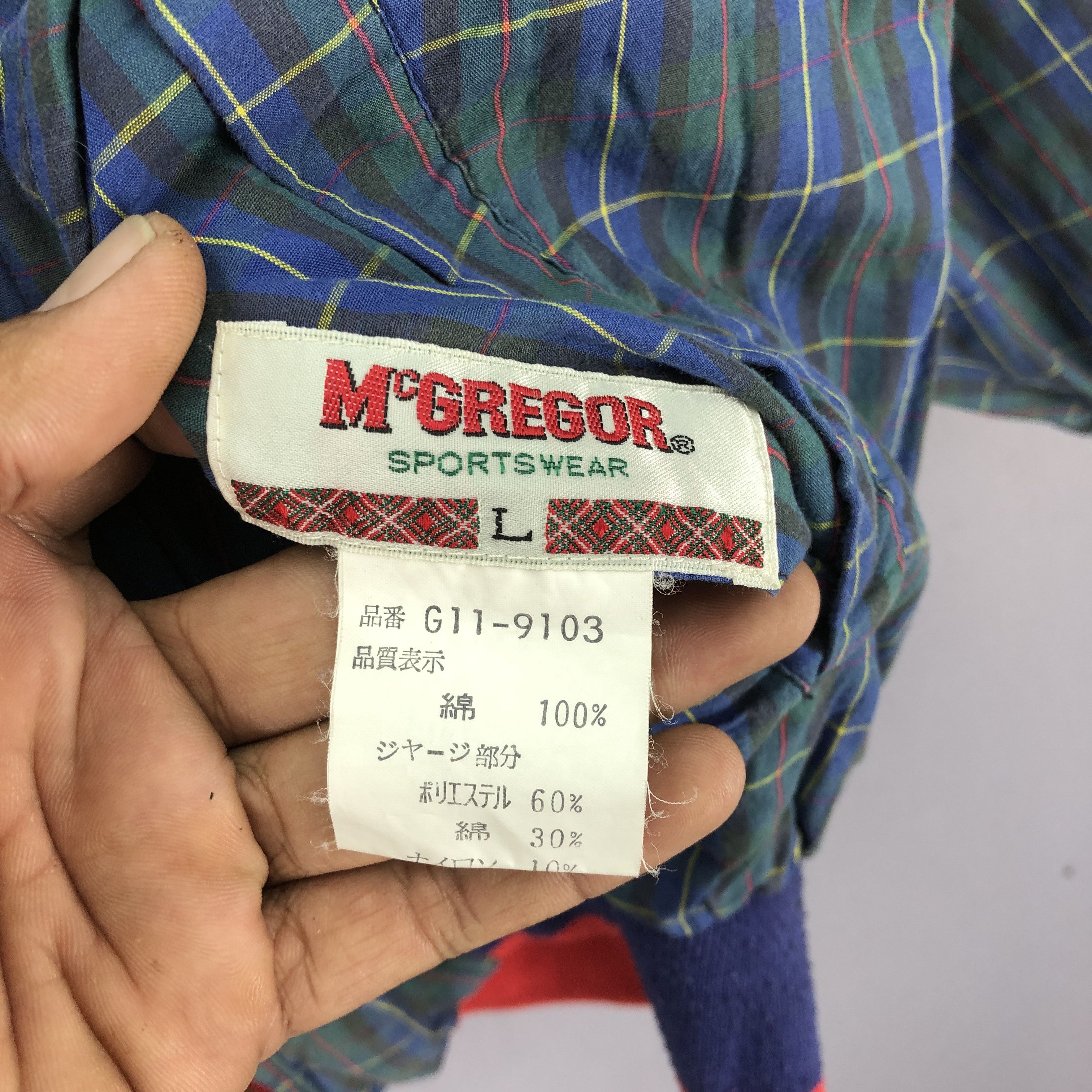 McGregor × Vintage Vintage 90s Mc Gregor Reversible Checkered Zipper Jackets Size US XL / EU 56 / 4 - 7 Thumbnail