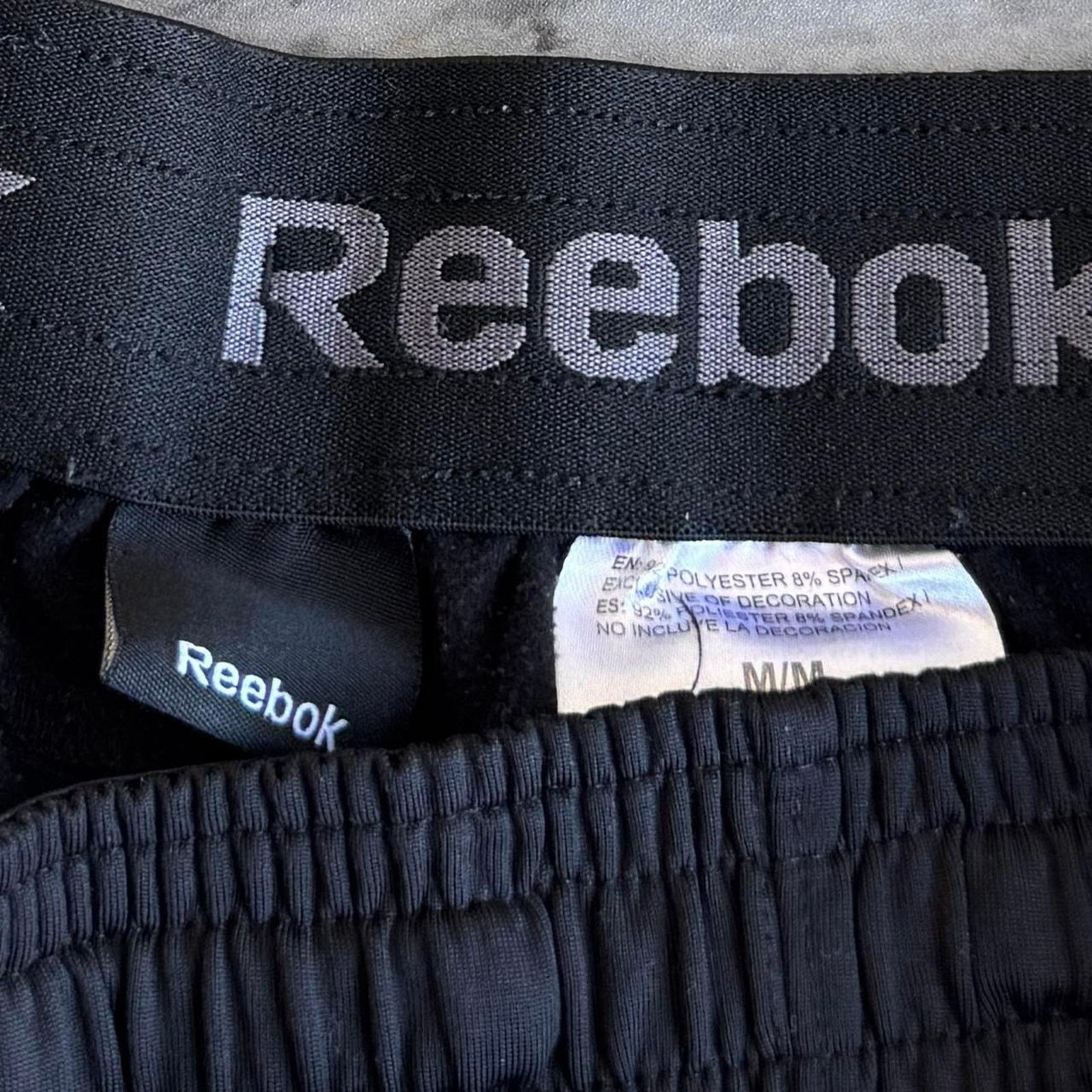 Reebok × Vintage Vintage Y2K Reebok Tonal Black Grunge Opium Sweatpants Size US 32 / EU 48 - 4 Thumbnail