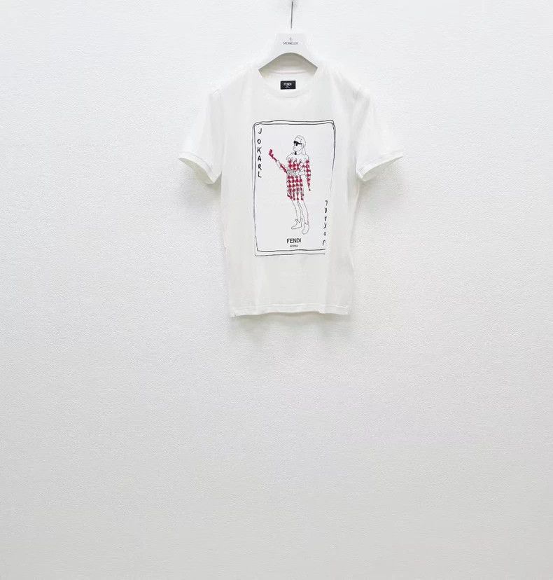 Fendi FENDI Cotton Short Sleeve T-Shirt - dmc Size US S / EU 44-46 / 1 - 1 Thumbnail