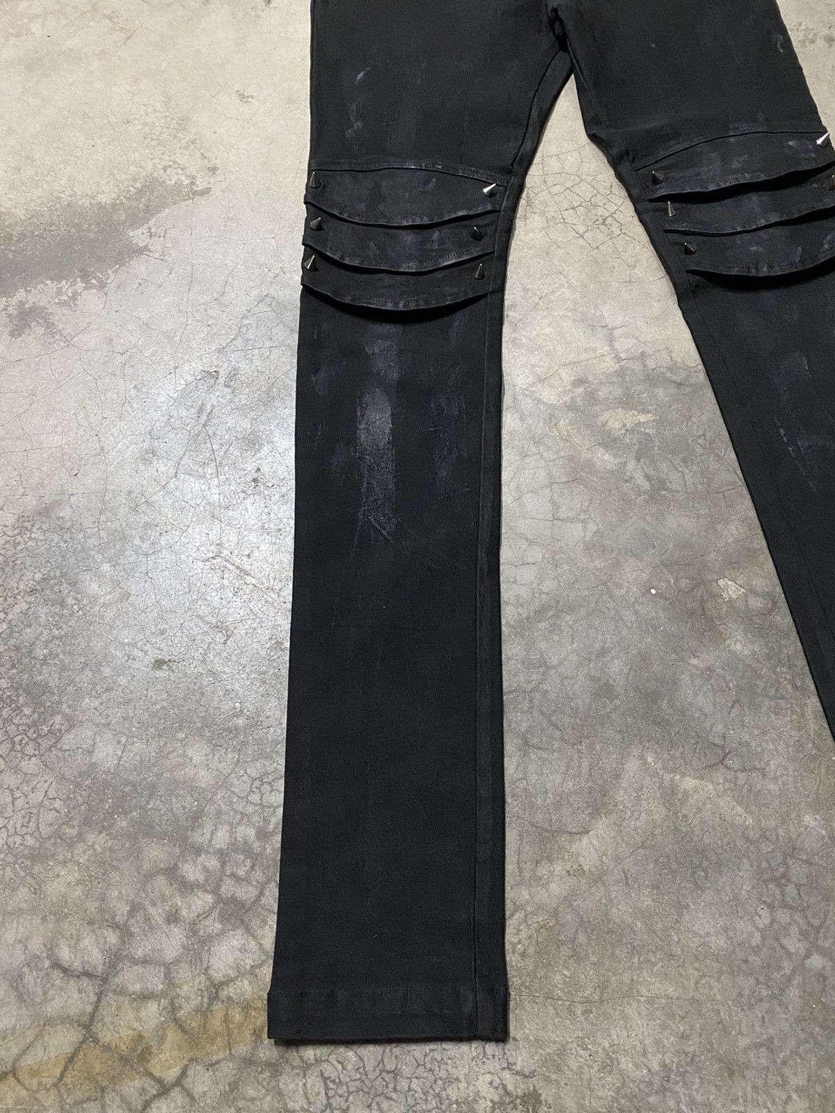 Japanese Brand × Seditionaries Black Punk Rave Jeans Seditionaries Bondage Size US 29 - 2 Thumbnail