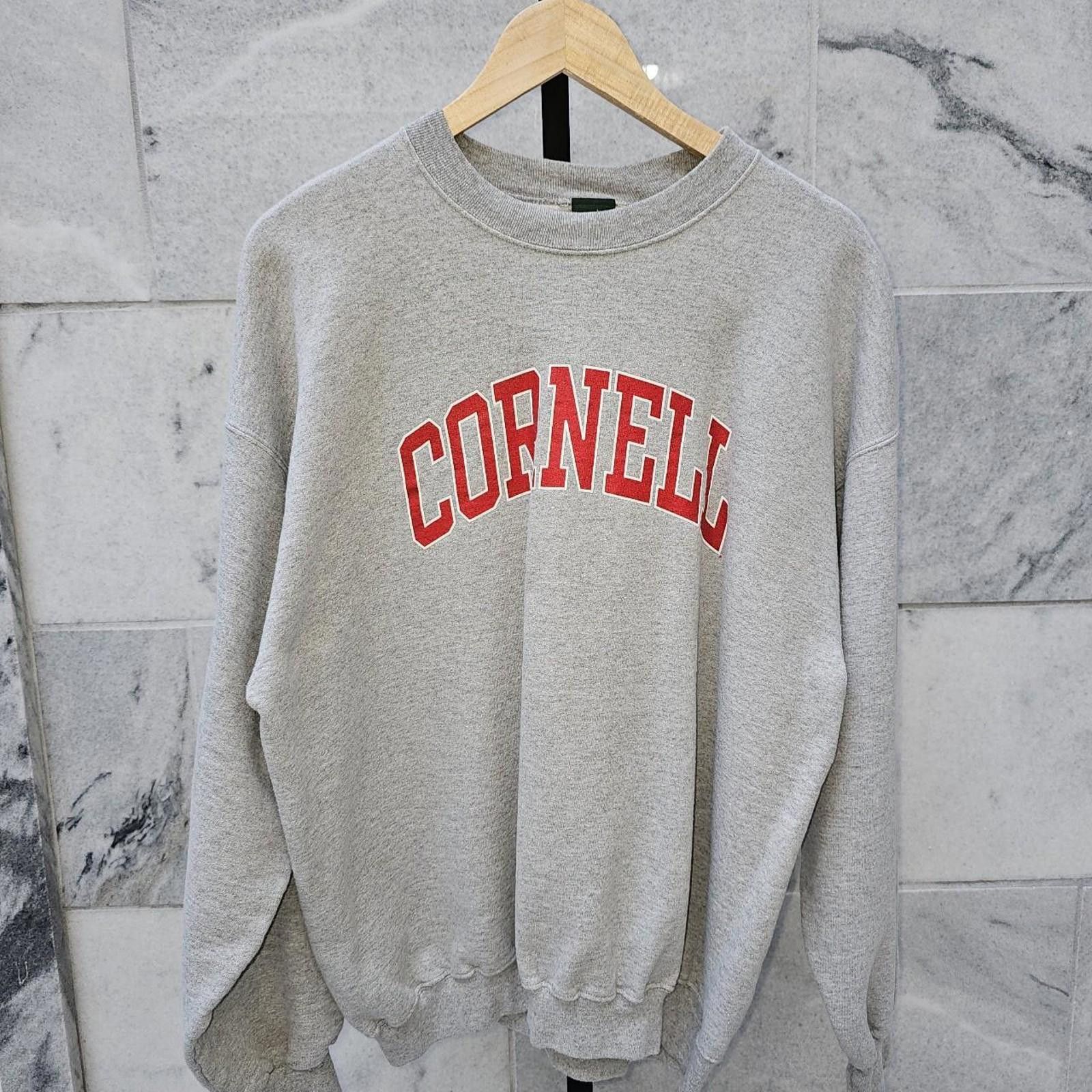 Other Cornell Vintage Grey and Red Sweatshirt Size US L / EU 52-54 / 3 - 7 Thumbnail