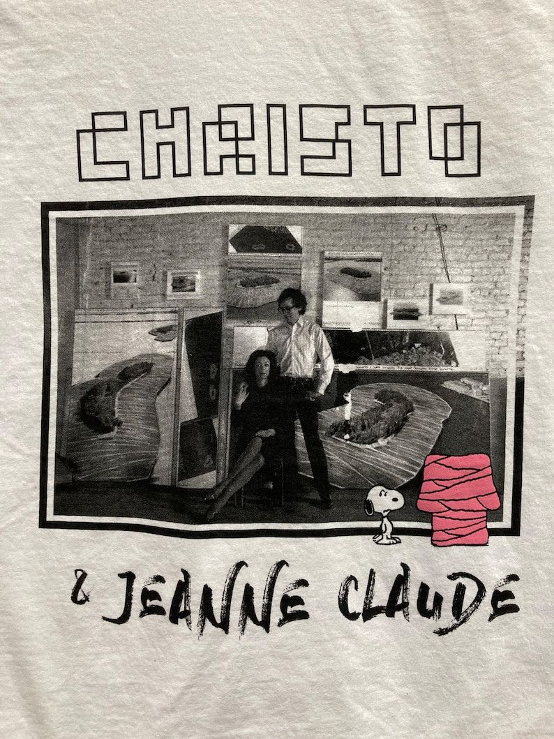 Comfort Colors Christo & Jeanne Claude Fan Art T-shirt White Comfort Colors Size US M / EU 48-50 / 2 - 2 Thumbnail