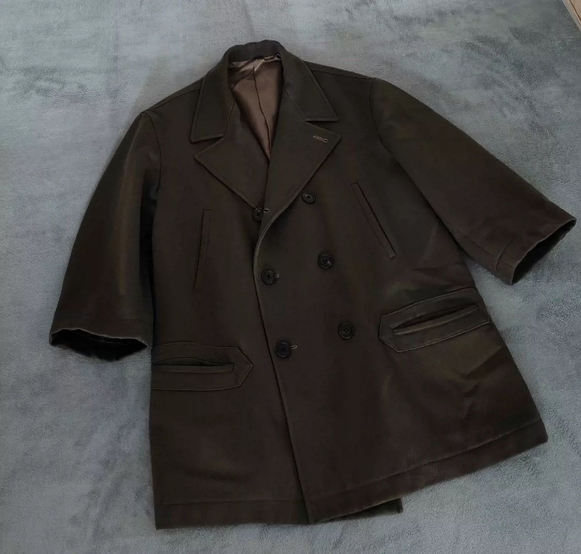 Yohji Yamamoto Yohji Yamamoto 10aw Seven Sleeve Wool Coat Size US S / EU 44-46 / 1 - 3 Thumbnail