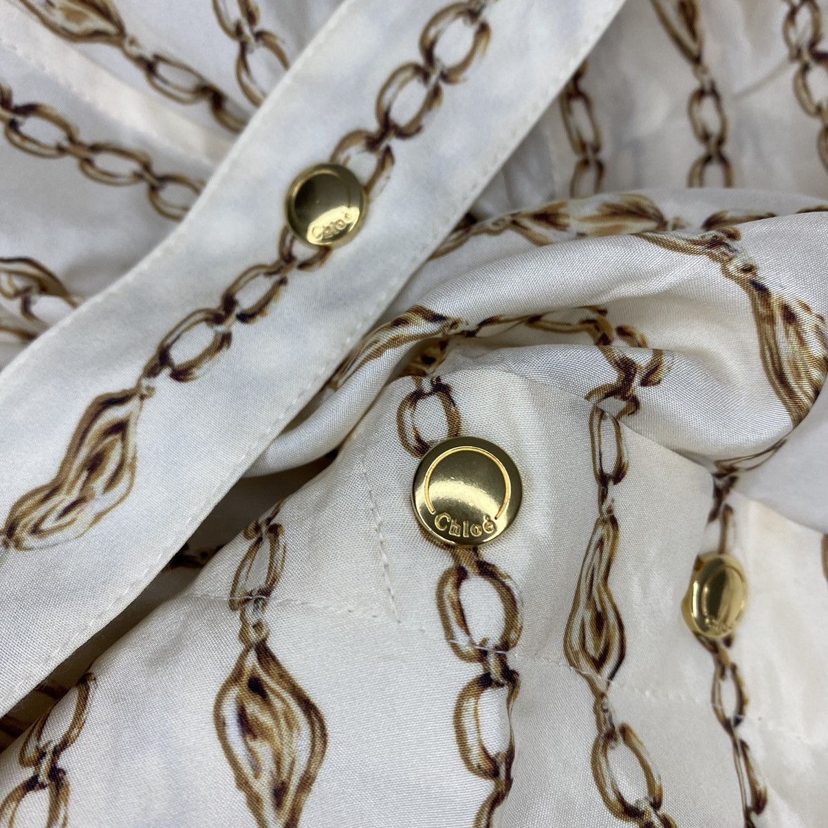 Chloe Chloe Seed Pearl Silk Dress Size XS / US 0-2 / IT 36-38 - 11 Thumbnail