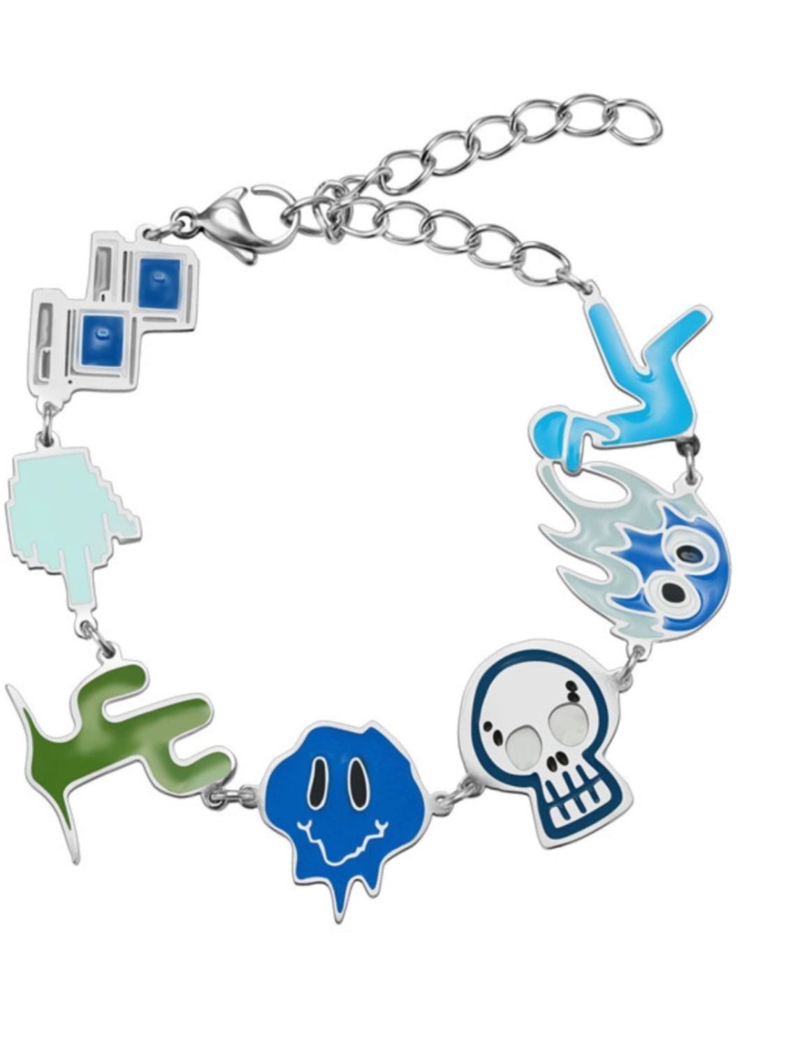 Jewelry Rare Bracelet Y2K Punk Chain Gotch Bracelets Chains Size ONE SIZE - 3 Thumbnail