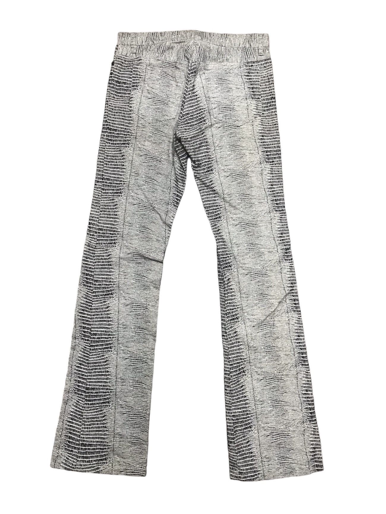 5351 POUR LES HOMMES 5351 Pour Les Homme Snake Printed Flare Jeans Size US 28 / EU 44 - 2 Thumbnail