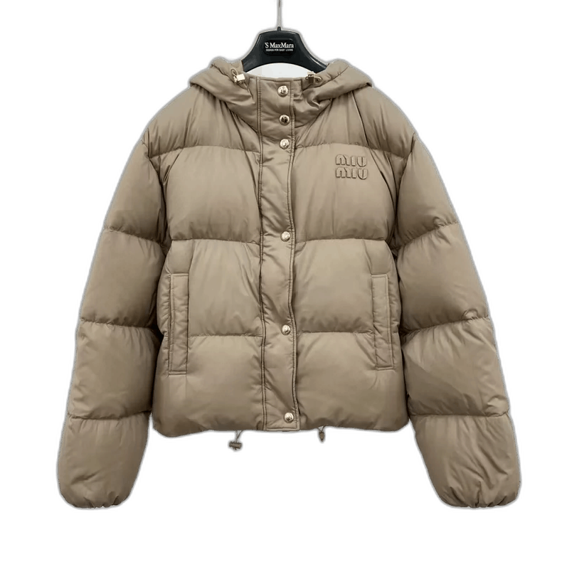 Prada Miu Miu Embroidered Letter Padded Jacket Size M / US 6-8 / IT 42-44 - 1 Thumbnail