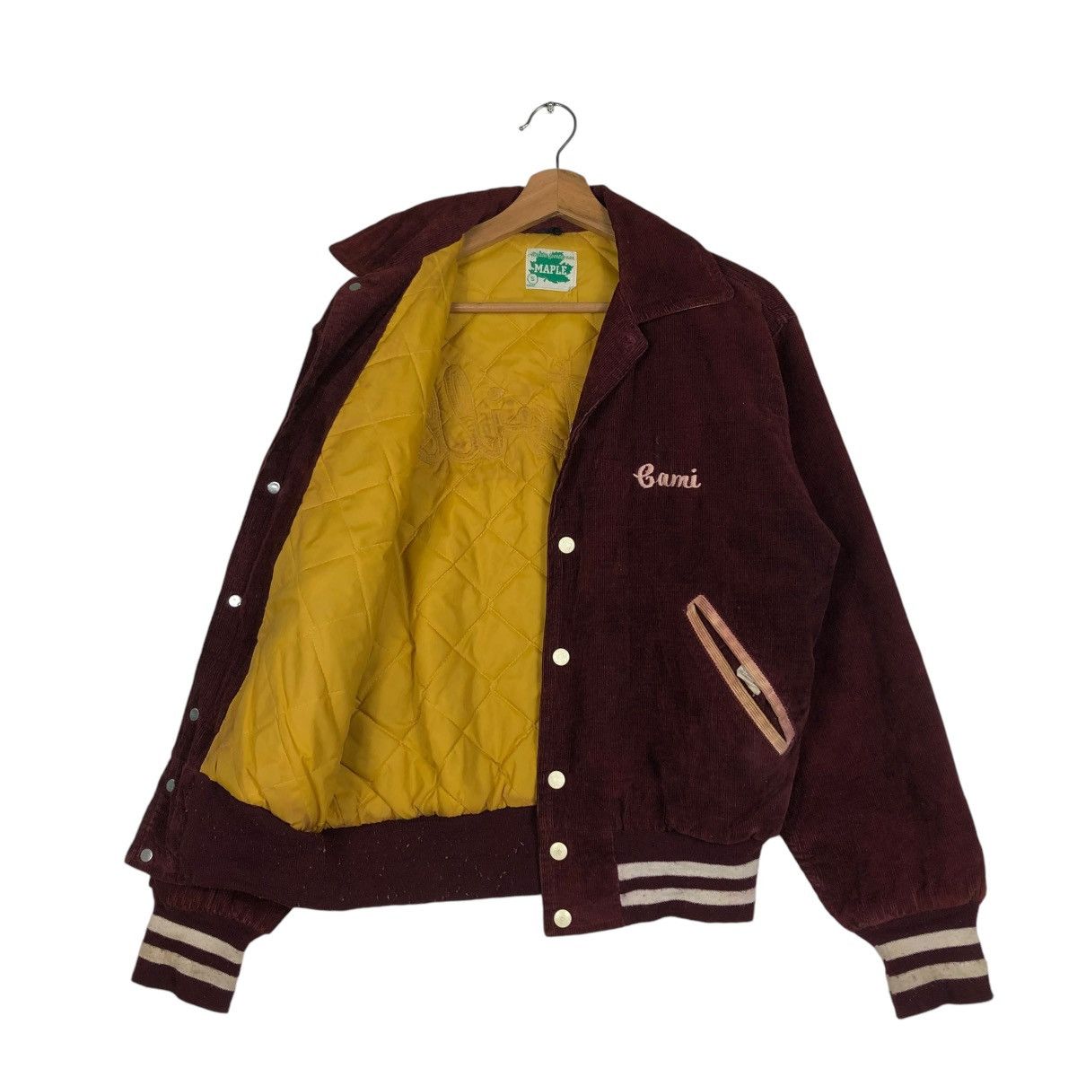 Vintage 🔥VINTAGE JUMPER CORDUROY BOMBER JACKET MAPLE MADE IN USA Size US S / EU 44-46 / 1 - 13 Thumbnail