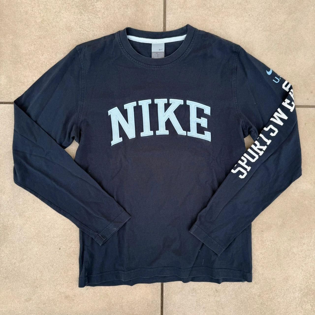 Nike Nike Sweatshirt Vintage Retro y2k Navy Size US S / EU 44-46 / 1 - 1 Thumbnail
