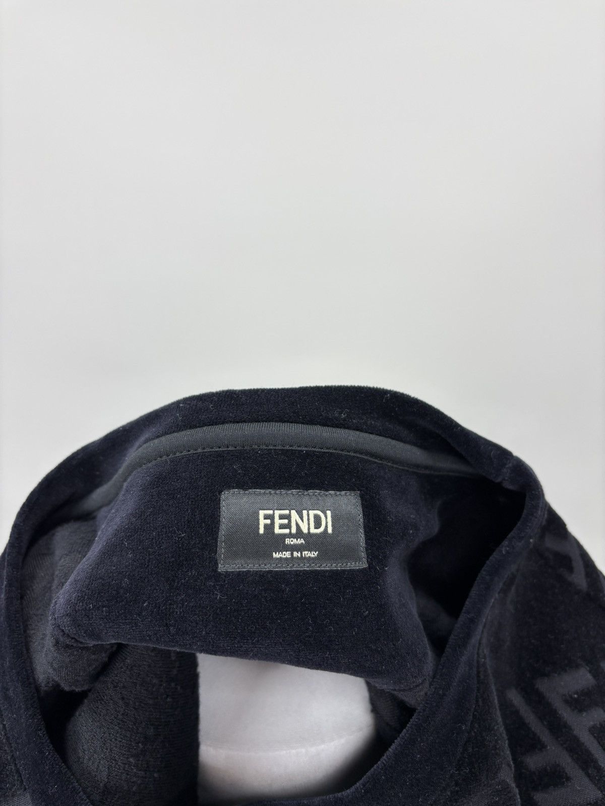 Fendi Mens corduroy t shirt monogram FENDI Size L Color Black Size US L / EU 52-54 / 3 - 13 Thumbnail