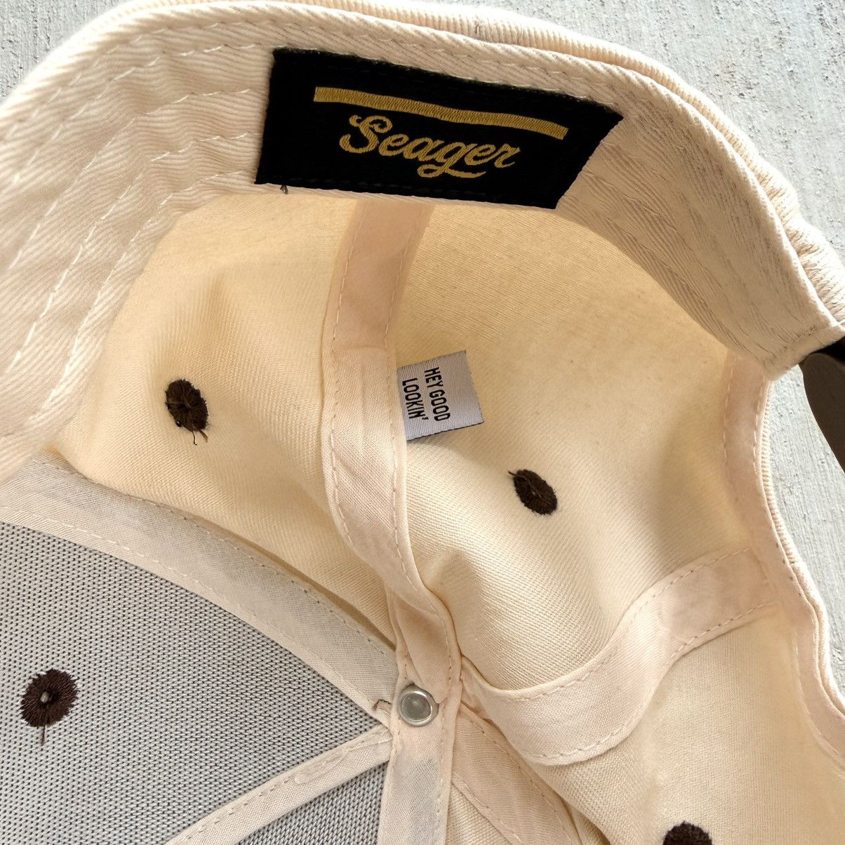 Seager Seager Western Company Hat SnapBack Adjustable Huckberry Size ONE SIZE - 3 Thumbnail