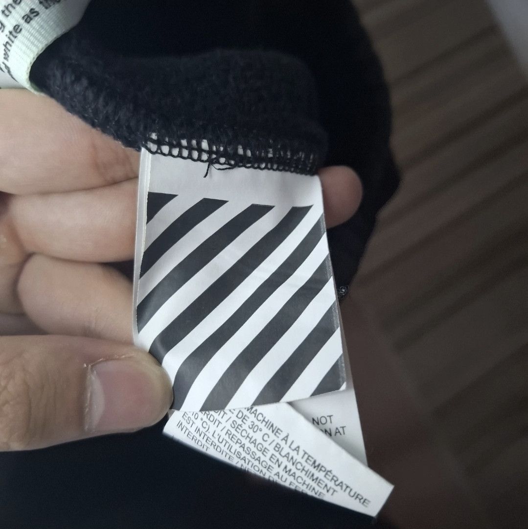Off-White OFF-WHITE Diagonal Outline Marker Arrows Black Joggers Size US 26 / EU 42 - 9 Thumbnail