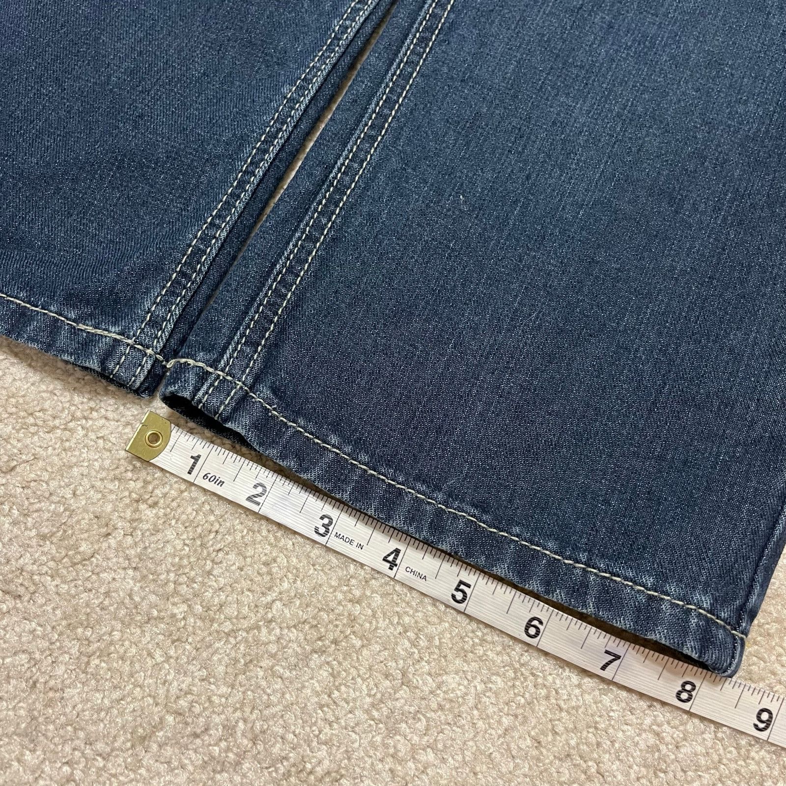 Akademiks Akademiks Y2K Baggy Skater Faded Dark Jeans 32Wx32L Size US 32 / EU 48 - 6 Thumbnail