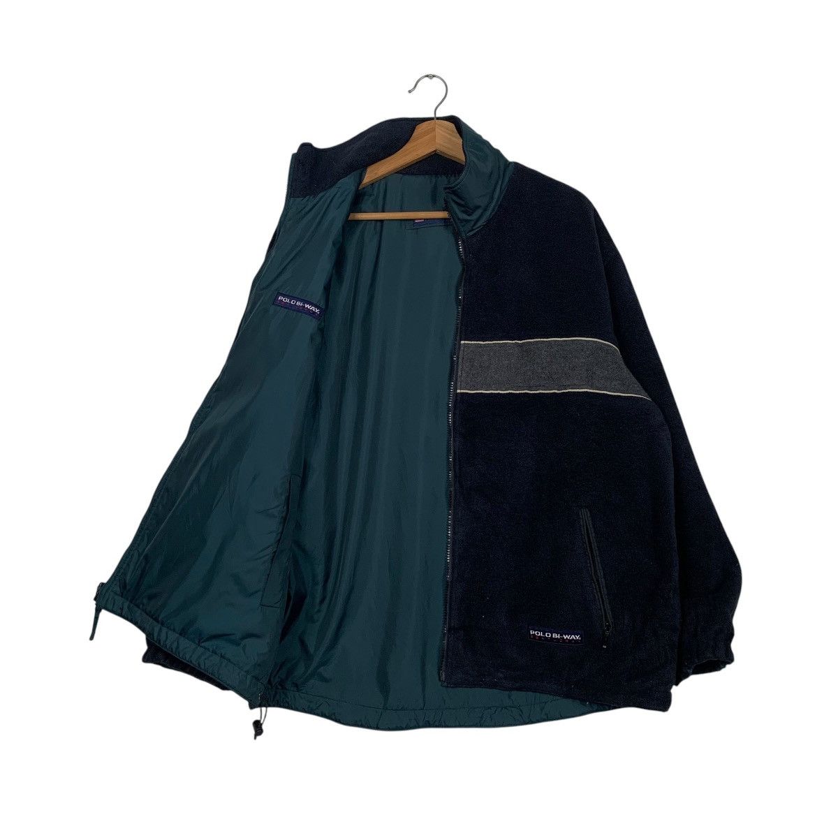 Japanese Brand Polo Bi-Way Sentroran Fleece Jacket Size US L / EU 52-54 / 3 - 11 Thumbnail
