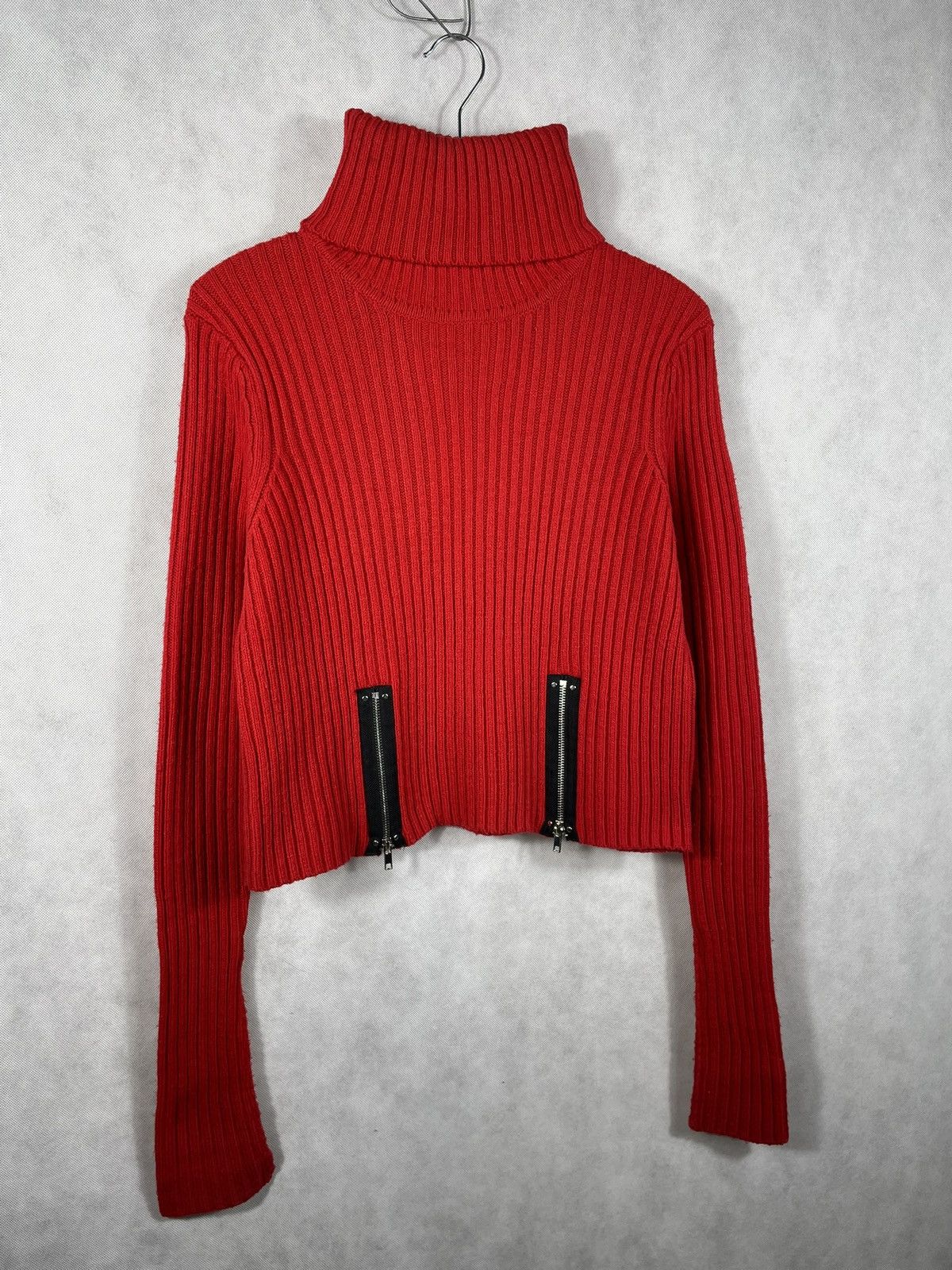Other Jean Paul Gaultier Lindex High Neck Turtleneck Red Sweater Size M / US 6-8 / IT 42-44 - 5 Thumbnail