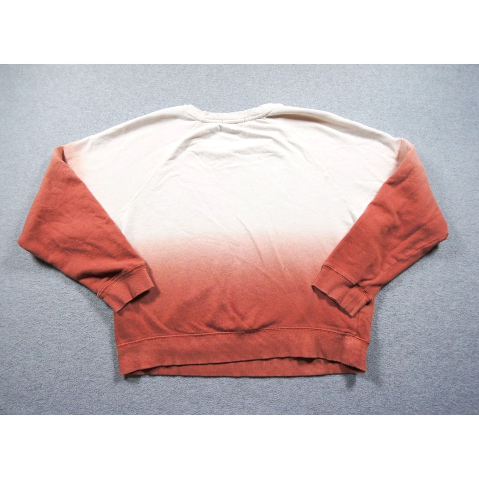 Marine Layer Marine Layer Sweatshirt Womens Small Orange Ombre Lightweight Crewneck Pullover Size S / US 4 / IT 40 - 3 Thumbnail