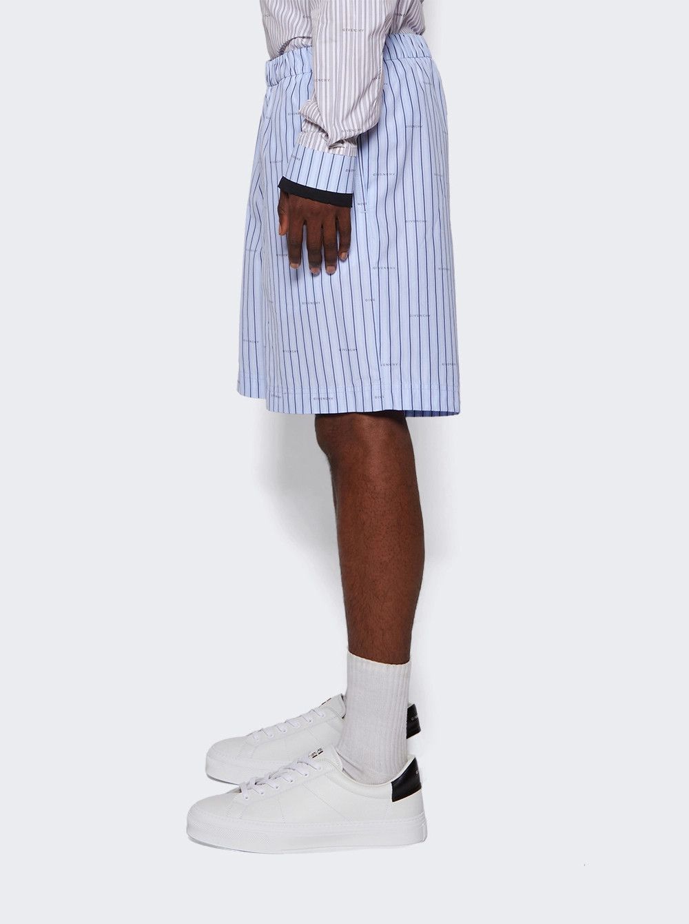Givenchy o1mle0426 Elasticated Shorts in Blue Size US 40 / EU 56 - 4 Thumbnail