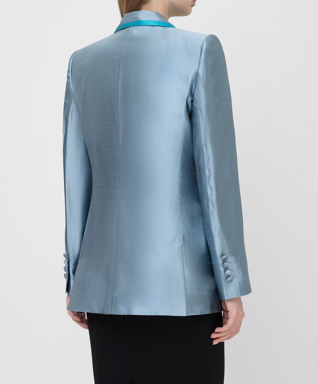 Dolce & Gabbana o1y0825 Blazer in Pastel Blue Size XS / US 0-2 / IT 36-38 - 4 Thumbnail