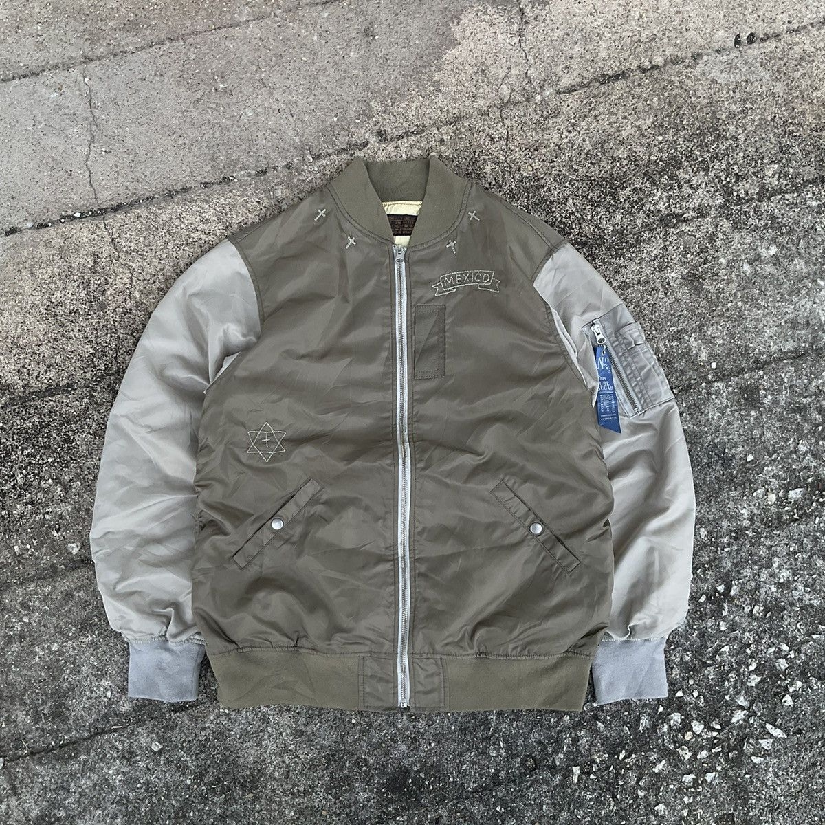Japanese Brand × Sugar Vintage AUTHENTIC CUBE SUGAR Bomber Jacket Size US XS / EU 42 / 0 - 1 Thumbnail