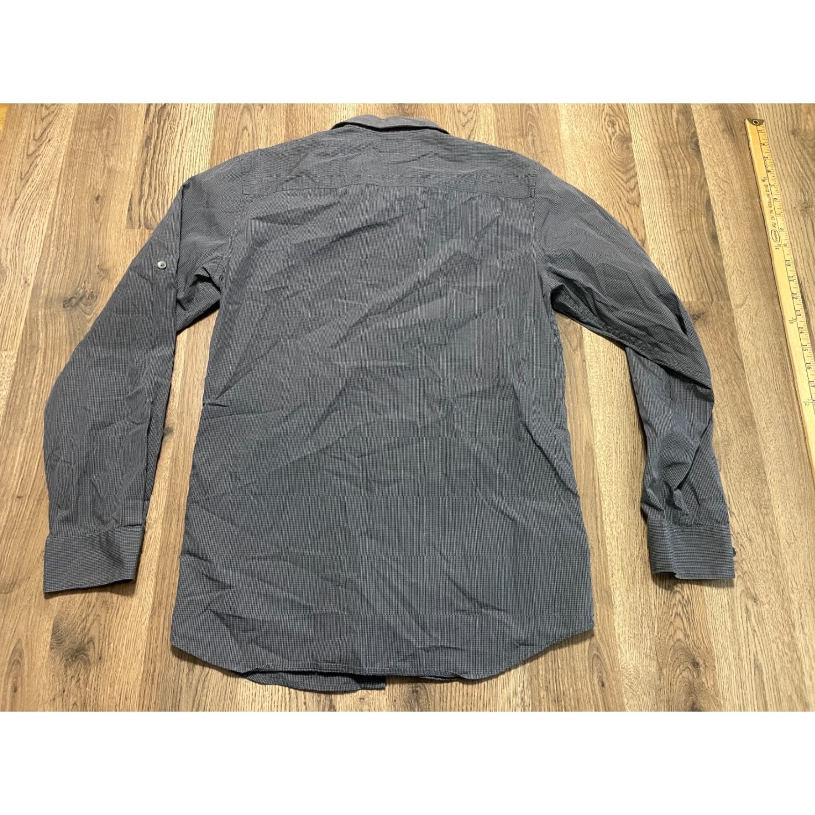 Calvin Klein Calvin Klein Shirt Mens Size Small Grey Long Sleeve Button Up Shirt Size US S / EU 44-46 / 1 - 2 Thumbnail
