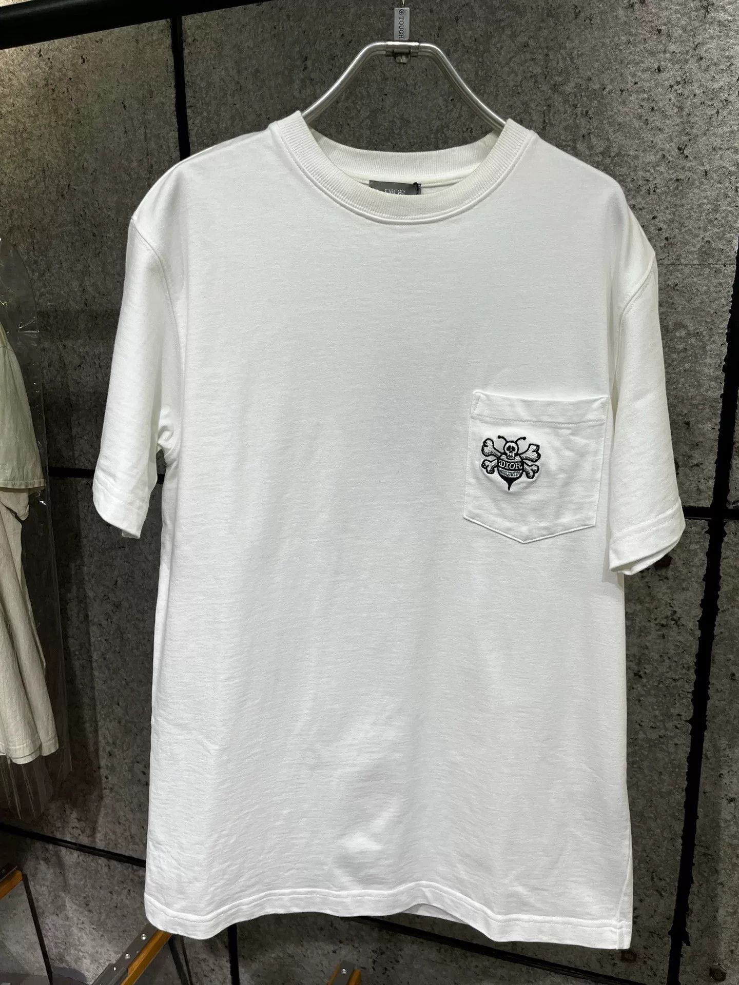 Dior Stussy Bee White Short Sleeve