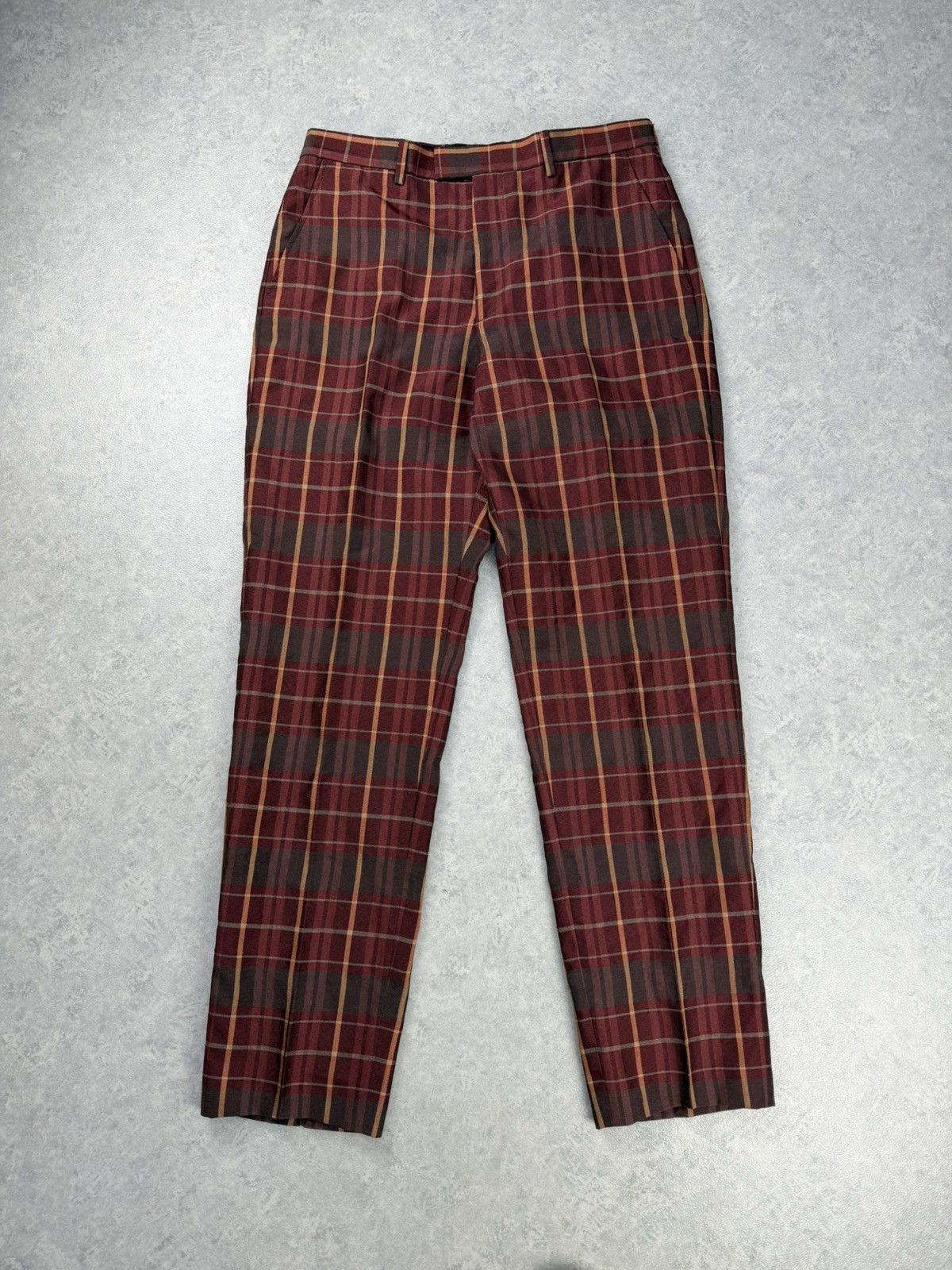 Paul Smith Paul Smith Multicolor Plaid Trousers Pants Size 34 Size US 34 / EU 50 - 1 Thumbnail