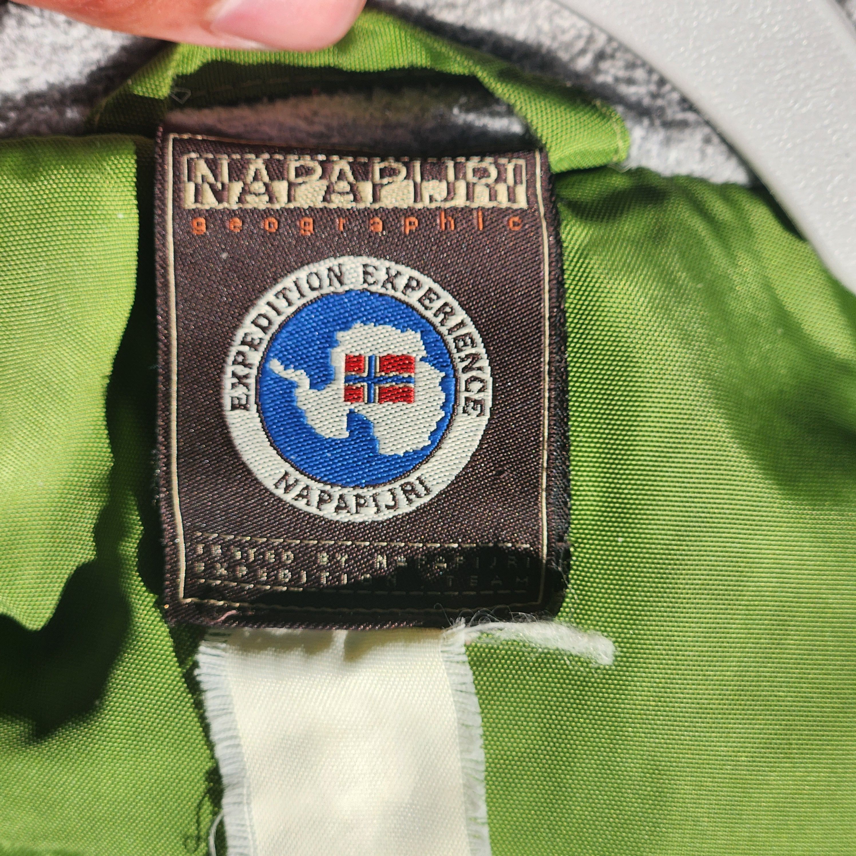 Napapijri Vintage 90s Napajiri fleece line Anorak Size US M / EU 48-50 / 2 - 3 Thumbnail