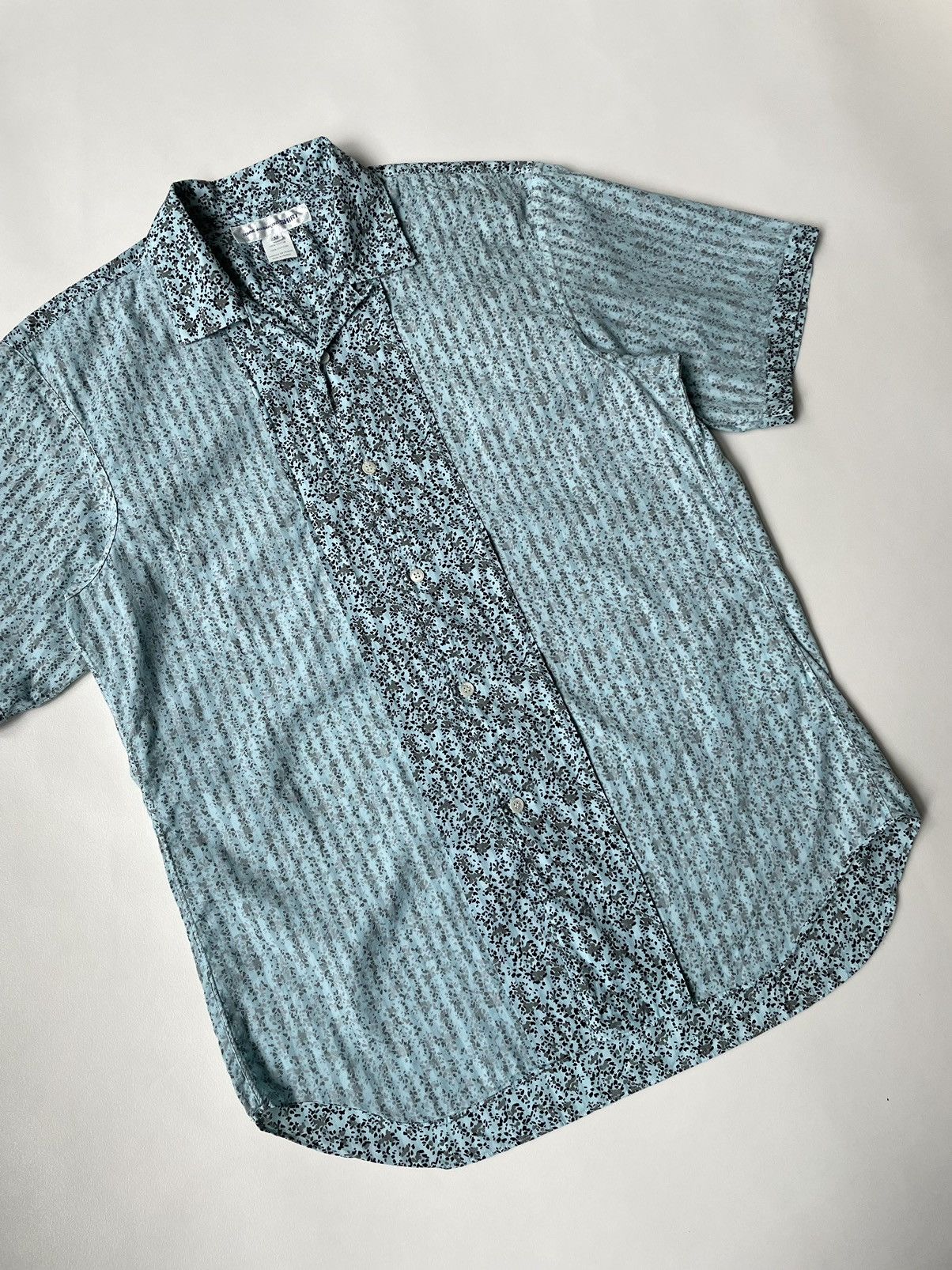 Comme des Garcons Inside Out Print Camp Collar Shirt Size US M / EU 48-50 / 2 - 7 Thumbnail