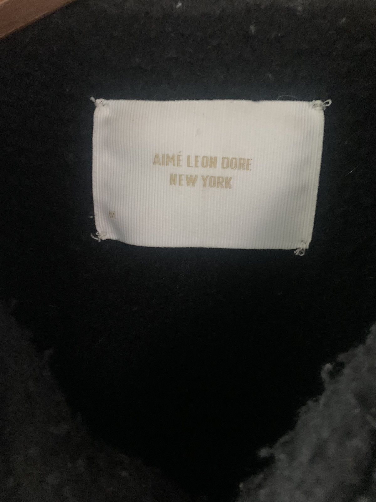Aime Leon Dore Aime Leon Dore Black Wool Casentino Overshirt Size US M / EU 48-50 / 2 - 3 Thumbnail