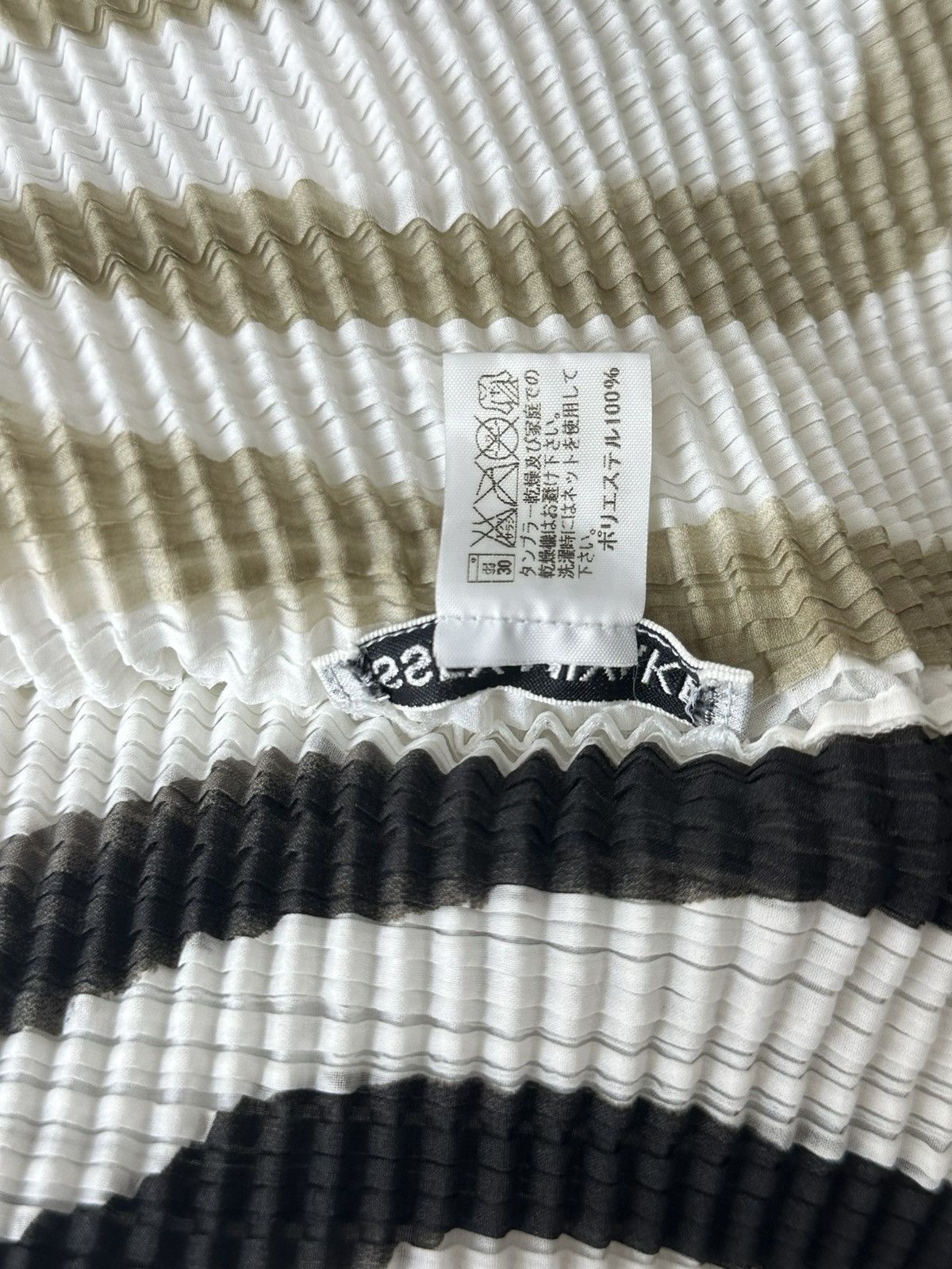 Issey Miyake × Vintage Ink-wash circular pleated top Size M / US 6-8 / IT 42-44 - 5 Thumbnail