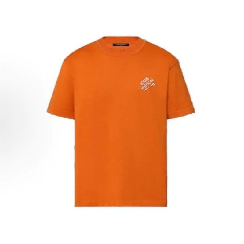 Louis Vuitton Louis Vuitton Orange Women's T-Shirt in XL Size 0089 Size XL / US 12-14 / IT 48-50 - 1 Thumbnail
