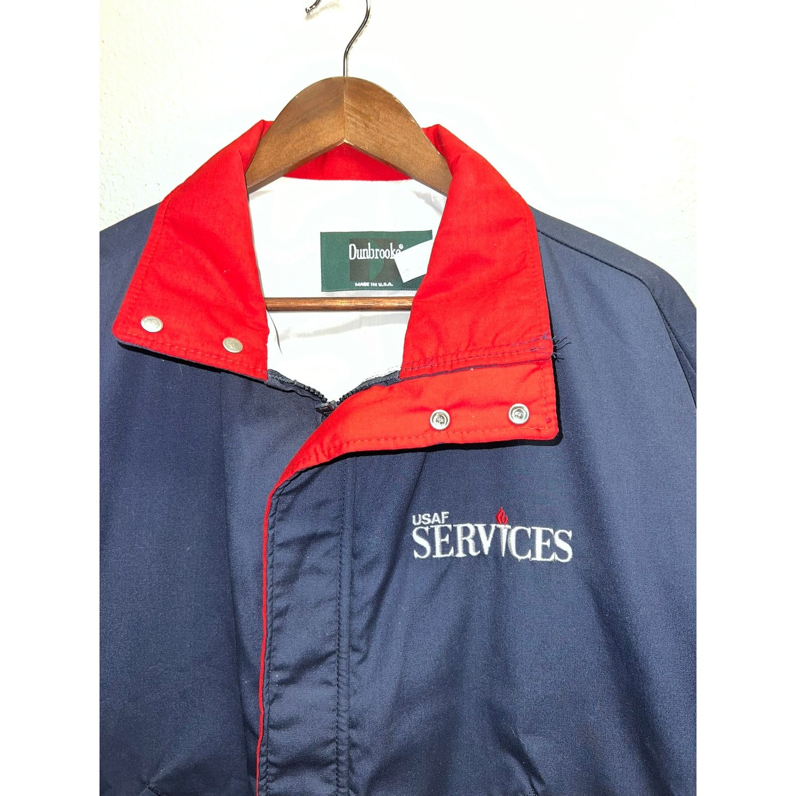 Vintage Vintage US Air Force Services Jacket Full Zip USAF VTG Large Size US L / EU 52-54 / 3 - 2 Thumbnail