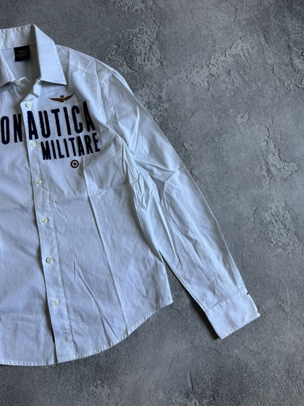 Aeronautica Militare Aeronautica Militare S big logo button up shirt long sleeve Size US S / EU 44-46 / 1 - 11 Thumbnail