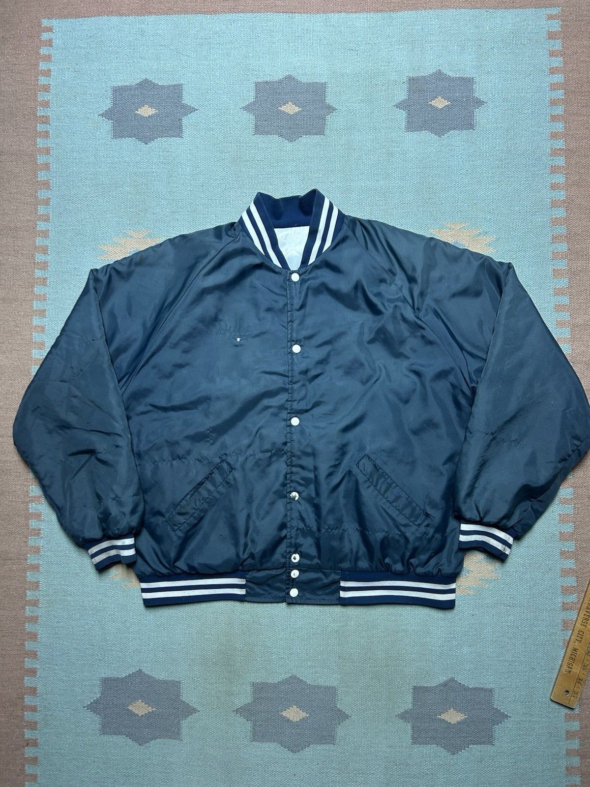 Vintage 80s jacket south little league baseball bay city Michigan XL Size US XL / EU 56 / 4 - 6 Thumbnail