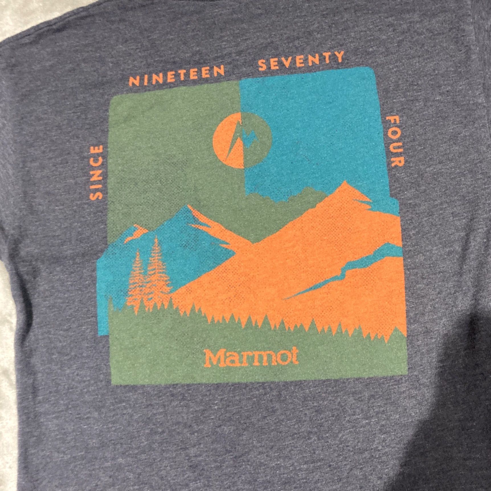 Marmot Marmot Shirt Mens Small Short Sleeve Crew Neck Casual Outdoors Lightweight T-Shirt Logo Breathable Easy Care Multicolor 9x Size US S / EU 44-46 / 1 - 5 Thumbnail