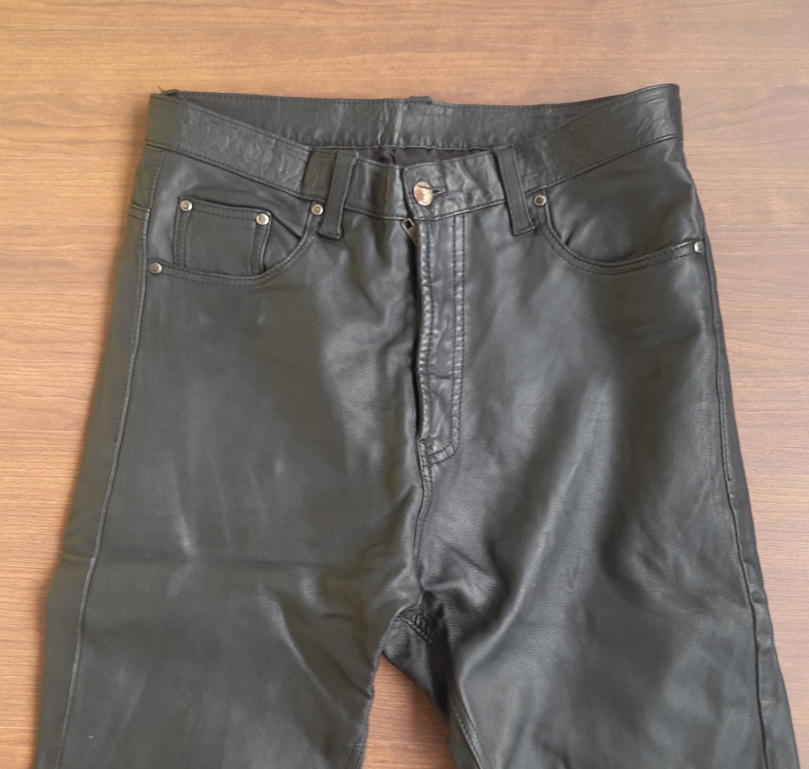 Beauty Beast Y2K No Label Leather Pants Japan Grunge Size US 30 / EU 46 - 3 Thumbnail